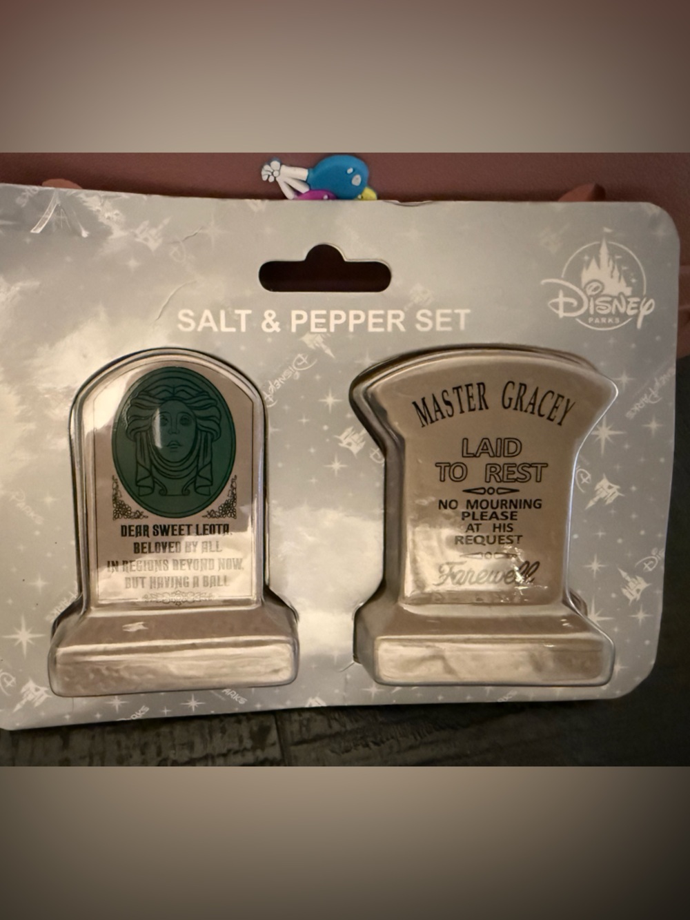 Haunted Mansion Salt & Pepper Shaker Set
From Disney Parks